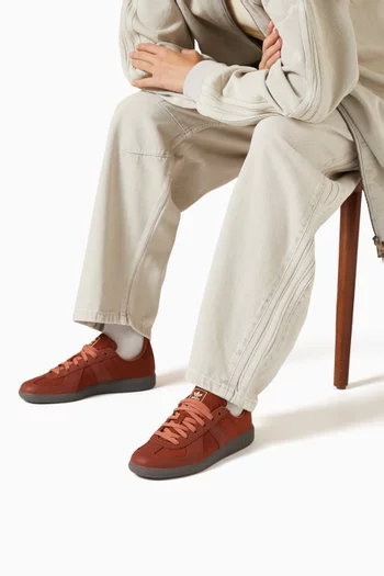 BW Army Cracked-patent Sneakers in Leather
