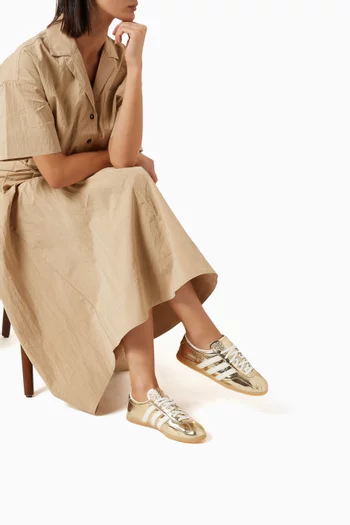 Gazelle Lo Pro Sneakers in Metallic Leather