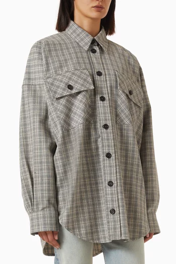 Elsa Pocket Shirt in Virgin Wool