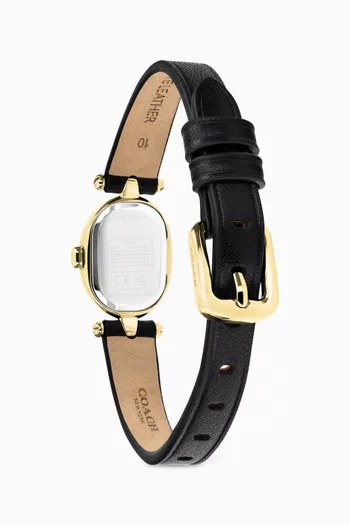 Sammy Quartz Leather Watch, 18mm