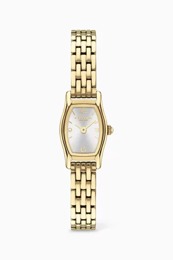 Greta Quartz Stainless Steel Watch, 15mm