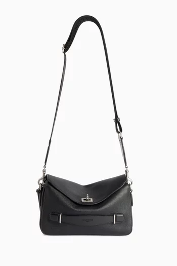 Small Le 7 Cube Messenger Bag  in Leather