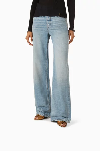Babylone 90 Mules in Metallic Leather