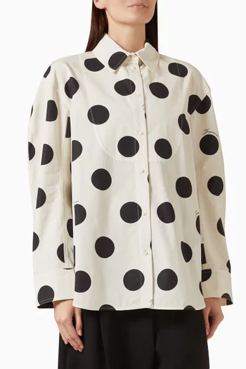 La Chemise Citta Shirt in Cotton Poplin