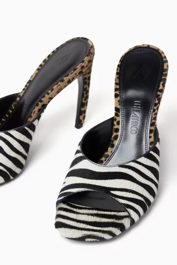 Betta 95 Mules in Calf Hair
