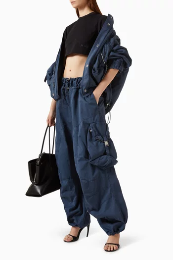 Cargo Pants in Cotton Gabardine