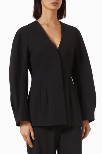 Hourglass Blazer in Wool