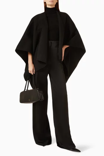 Wide-leg Pants in Satin
