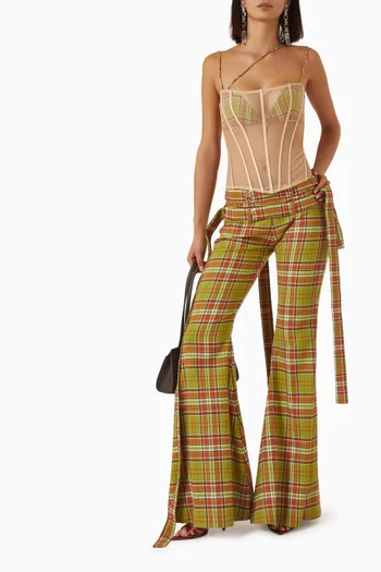Flare Pants in Cotton