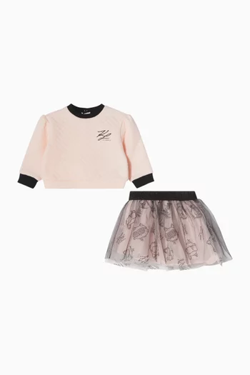 Quilted Logo Co-ord Set