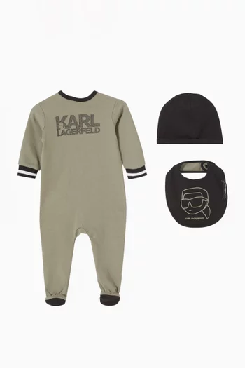Logo 3-piece Gift Set in Cotton