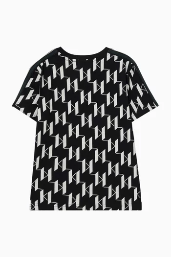 Printed T-shirt in Cotton