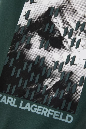 Graphic-print T-shirt in Cotton Jersey