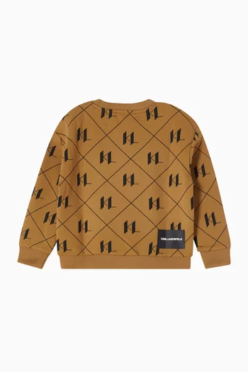 Logo Sweatshirt in Cotton-blend