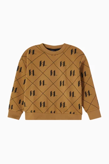 Logo Sweatshirt in Cotton-blend