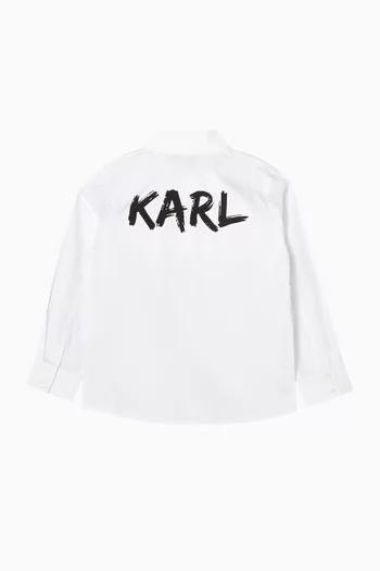 Logo Shirt in Cotton