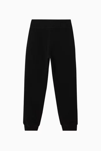 Logo-Patch Track Pants in Cotton Blend
