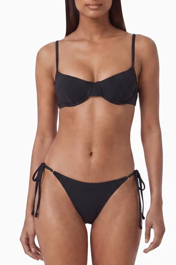 Mackenzie Ribbed Cheeky Bikini Briefs