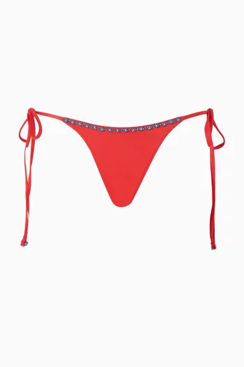 Mackenzie Bead-embellished Bikini Briefs