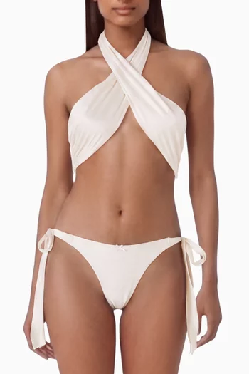 x Paige Lorenze Forever Wrap Bikini Top