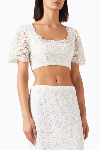 x Paige Lorenze Honeymoon Blouse in Lace