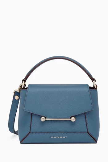 Mosaic Nano Top Handle Bag in Grain Leather
