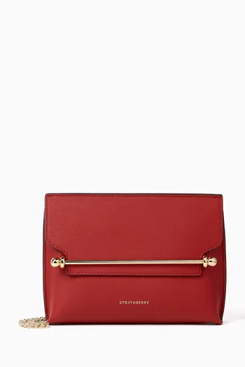 Mini Stylist Crossbody Bag in Leather
