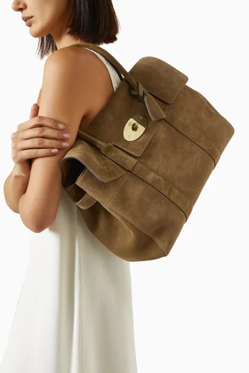 Bayswater Top-handle Bag in Suede