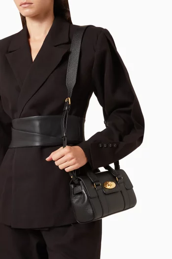 Mini Bayswater Top-handle Bag in Leather