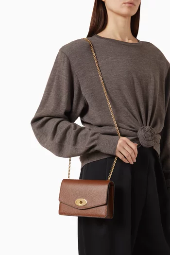 Small Darley Crossbody Satchel Bag in Leather
