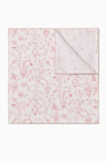 Delicate Flower Blanket in Cotton