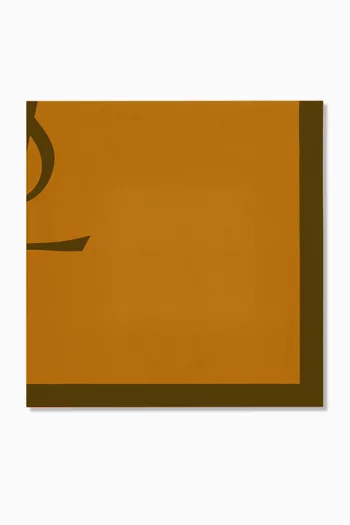 Cassandre Square Scarf in Silk Twill
