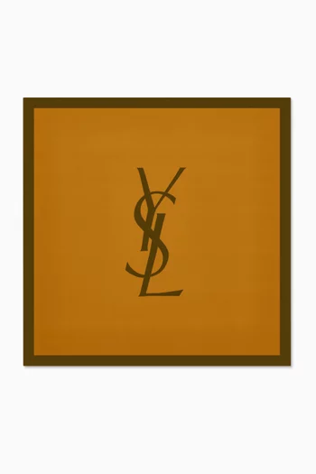 Cassandre Square Scarf in Silk Twill
