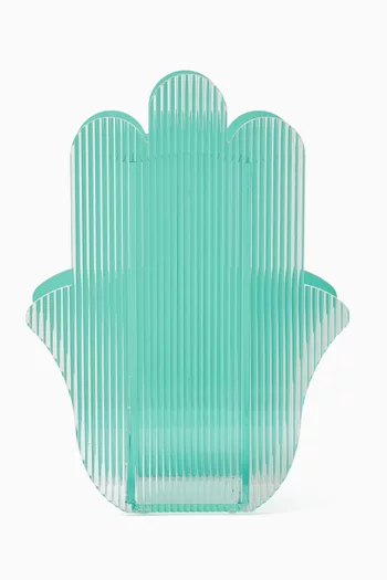 Supernatural Hamsa Vase in Acrylic
