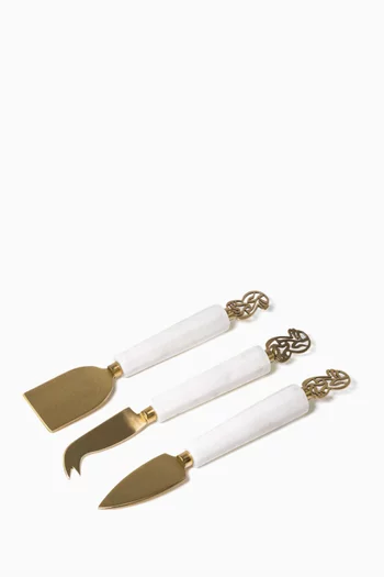 Calligraffiti Cheese Knives, Set of 3