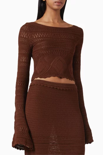 Salma Crochet Top