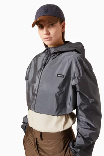 Baseball Cap in Drill & Nappa Leather