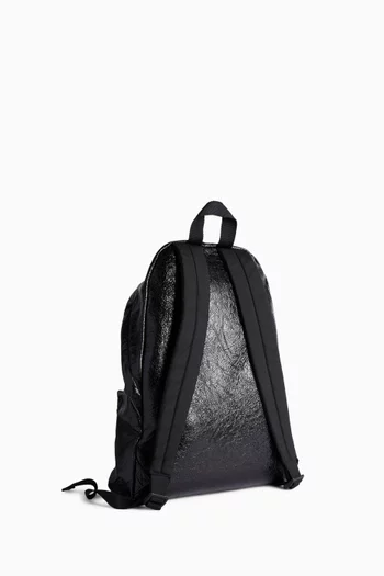 Explorer Bumper Stickers Backpack in Arena Lambskin
