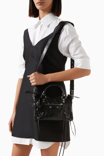 Mini Le City Bag in Arena Lambskin