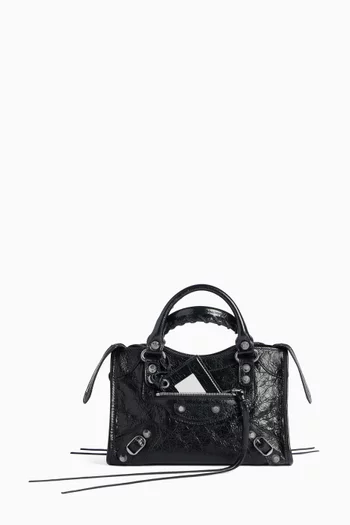 Mini Le City Bag in Arena Lambskin