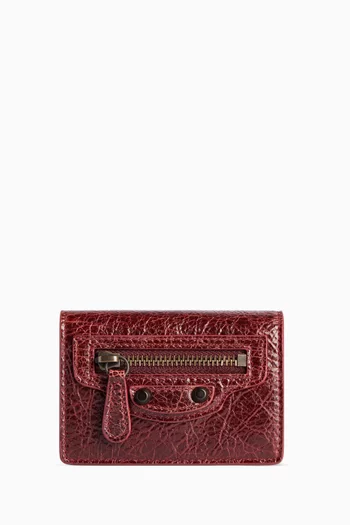 Mini Le City Wallet in Arena Lambskin