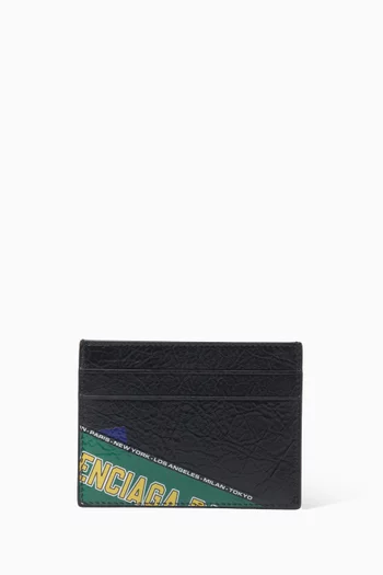 Cash Card Holder in Arena Lambskin