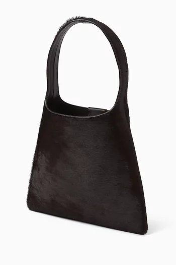 Hobo Bag in Hair Calf Leather