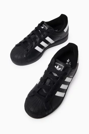 Superstar II Sneakers in Leather