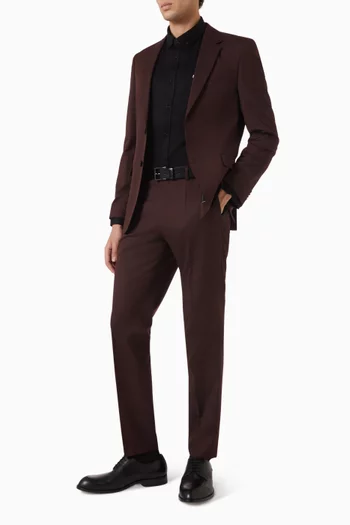 Houston Slim-fit 2-piece Suit in Virgin Wool