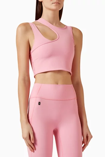 Studio Asymmetric Crop Top