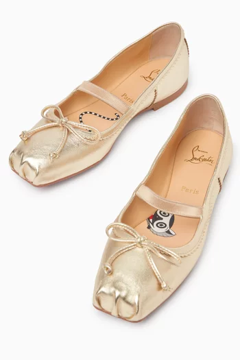 Baballet Ballerina Flats in Leather