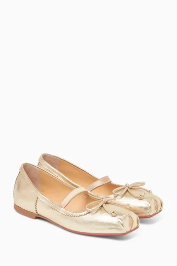 Baballet Ballerina Flats in Leather