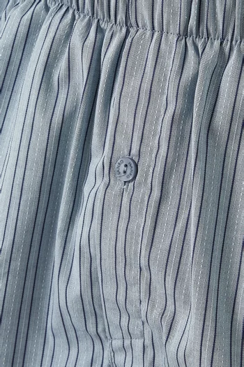 Striped-print Boxers in Cotton