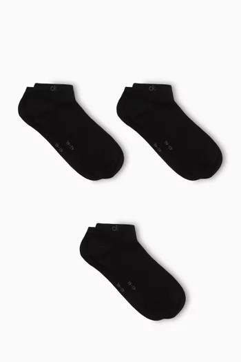Logo Sneaker Socks, Set of 3
